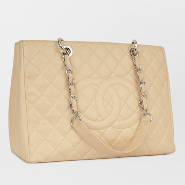 Chanel GST - Beige Caviar
