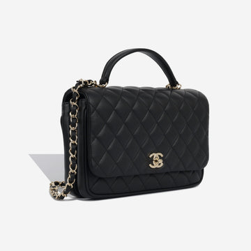 Chanel Top Handle Flap Bag