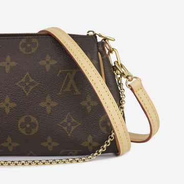 Louis Vuitton Eva clutch strap - Beige Vachetta