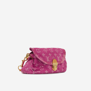 Louis Vuitton Mini Pleaty - Pink Denim
