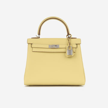 Hermès Hermès - Kelly 25 - Jaune Poussin Togo PHW - Unused - 2023
