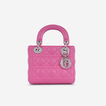 Dior Dior - Mini Lady Dior - Pink Lambskin SHW - 2012 -  New