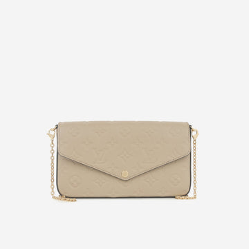 Louis Vuitton Louis Vuitton - Pochette Félicie - Dune Empreinte GHW -