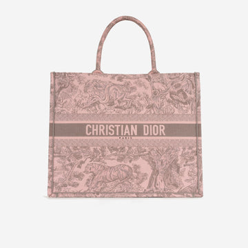 Dior Dior - Large Book Tote - Pink Toile Du Juoy - 2023 -  New