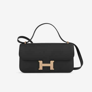 Hermès Hermès - Constance Elan - Noir Epsom RGHW - Brand New - 2024