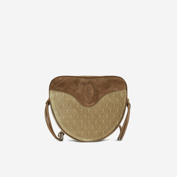 Saint Laurent - Le Monogramme CŒUR - Tan Suede/Velvet GHW - Un