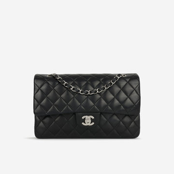 Chanel - Medium Classic Flap - Black Lambskin SHW - 2010 -