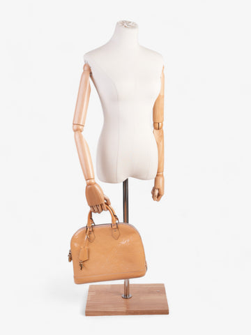 Louis Vuitton Alma Monogram Vernis / Yellow Vernis Leather PM
