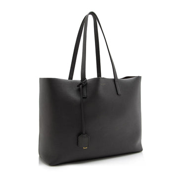 Saint Laurent Calfskin Large Shopping Tote (SHF-16993)