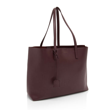 Saint Laurent Calfskin Large Shopping Tote (SHF-oe51Ys)