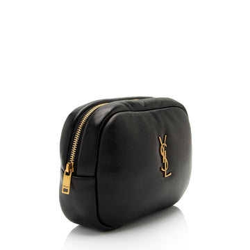 Saint Laurent Lambskin Calypso Mini Cosmetic Pouch (SHF-Ursi0c)