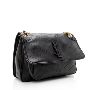 Saint Laurent Lambskin Niki Medium Shoulder Bag (SHF-18293)