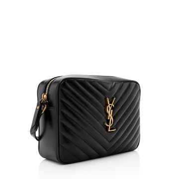 Saint Laurent Matelasse Calfskin Lou Camera Bag (SHF-22762)