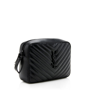 Saint Laurent Matelasse Calfskin Monogram Lou Camera Bag (SHF-dP4ylK)