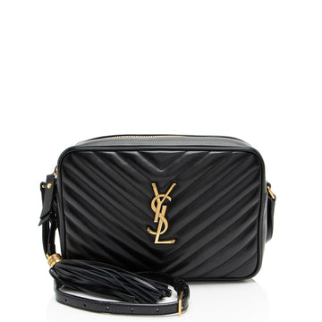 Saint Laurent Matelasse Calfskin Monogram Lou Camera Bag