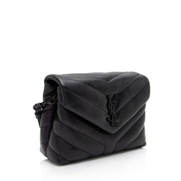 Saint Laurent Matelasse Calfskin Monogram LouLou Toy Crossbody (SHF-mABiaH)
