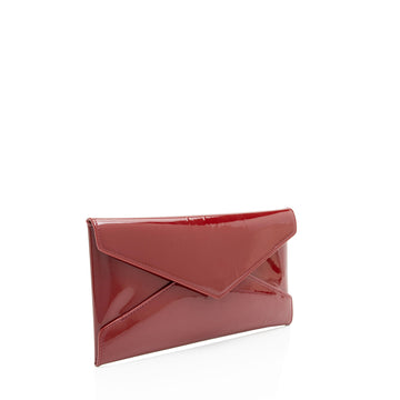 Saint Laurent Patent Leather Envelope Pouch