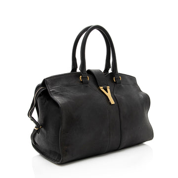 Saint Laurent Calfskin Classic Cabas Chyc Y Medium Tote - FINAL SALE (SHF-18423)