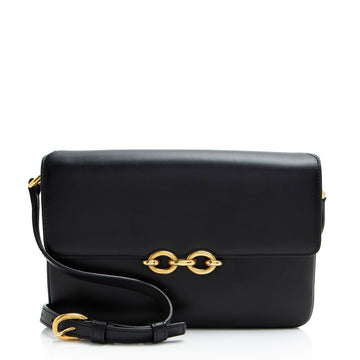 Saint Laurent Smooth Calfskin Le Maillon Shoulder Bag