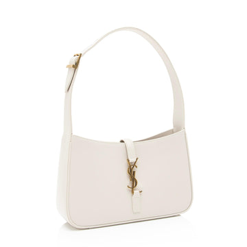 Saint Laurent Smooth Calfskin Monogram Le 5 A 7 Hobo (SHF-AFbrT4)