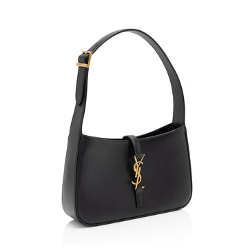 Saint Laurent Smooth Calfskin Monogram Le 5 A 7 Hobo (SHF-CTItyE)