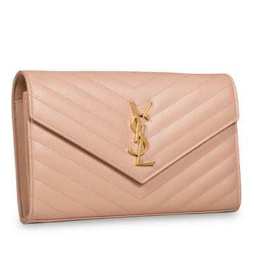 Saint Laurent Chevron Envelope Crossbody