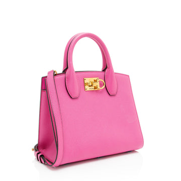 Salvatore Ferragamo Calfskin Studio Small Tote