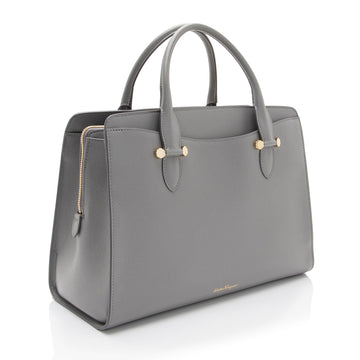 Salvatore Ferragamo Calfskin Today Medium Tote (SHF-9Eklg7)