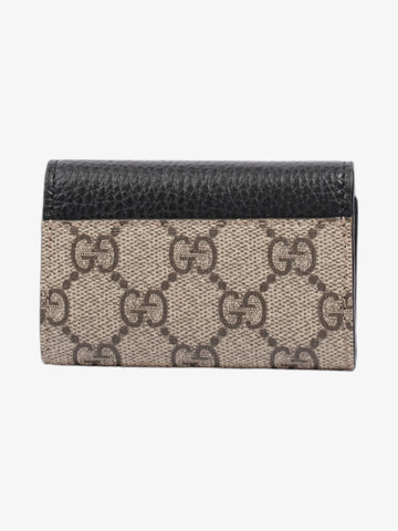 Gucci EC Marmont Key Case EC Supreme / Black Coated Canvas