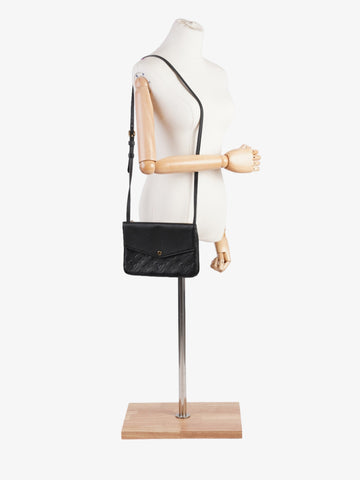 Louis Vuitton Twice Pouch Black Empreinte Leather