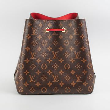 Louis Vuitton Neo Noe Monogram Red