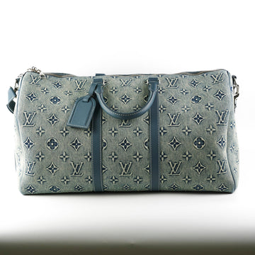 Louis Vuitton Keepall Bandouliere Denim 50