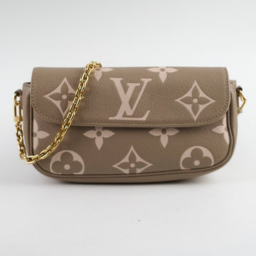 Louis Vuitton Ivy Wallet On Chain Empreinte Tourterelle/Creme