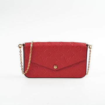 Louis Vuitton Felicie Pochette Scarlet