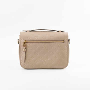 Louis Vuitton Pochette Metis Monogram Empreinte Leather Tourterelle Grey 2024