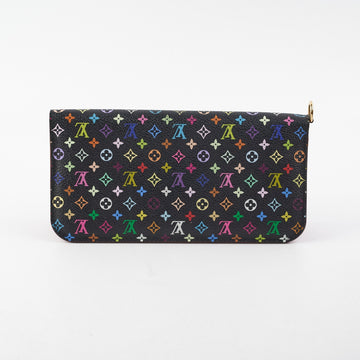 Louis Vuitton Long Flap Wallet Multicolour Black