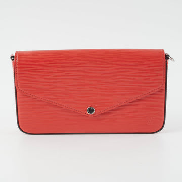 Louis Vuitton Felicie Pochette Epi Red