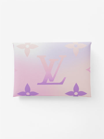 Louis Vuitton Spring In The City Kirigami Pochette Set Sunrise Pastel / Midnight Fuschia / Khaki Coated Canvas
