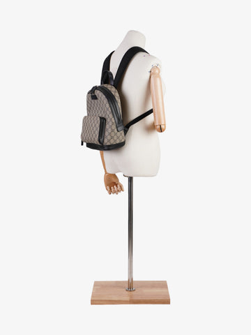 Gucci EC Backpack EC Supreme / Black Coated Canvas