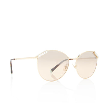 Tiffany & Co. Crystal Aviator Sunglasses