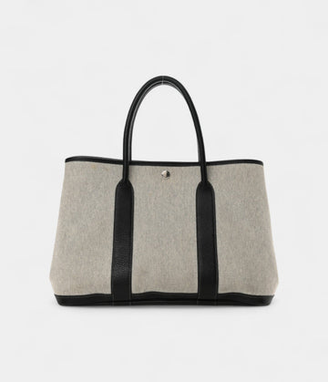 Toile Buffle Skipper Garden Party 36 MM Tote Black