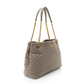 Tory Burch Chevron Leather Kira Tote