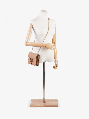 Gucci Dollar Interlocking EC Bag Beige Leather Small