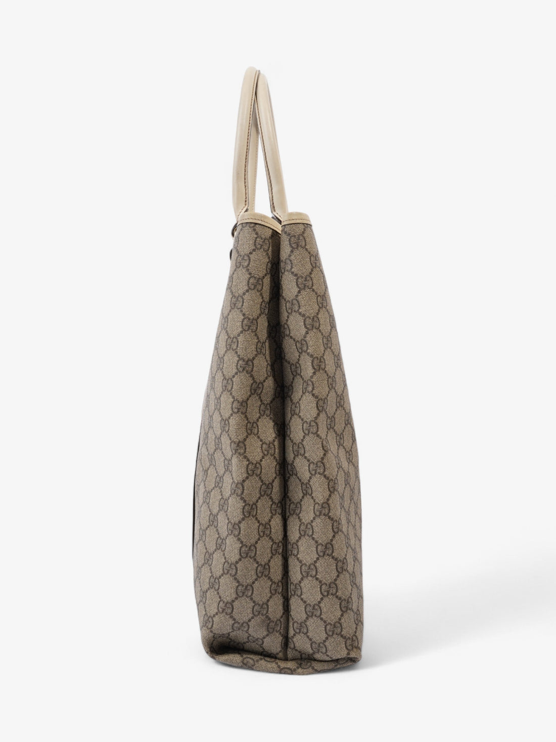 Gucci EC Supreme Tote Beige And Ebony EC Supreme Coated Canvas