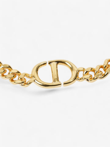 Christian Dior CD Chain Choker Gold Base Metal