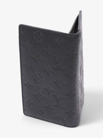 Louis Vuitton Brazza Wallet Black Monogram Vachetta Leather