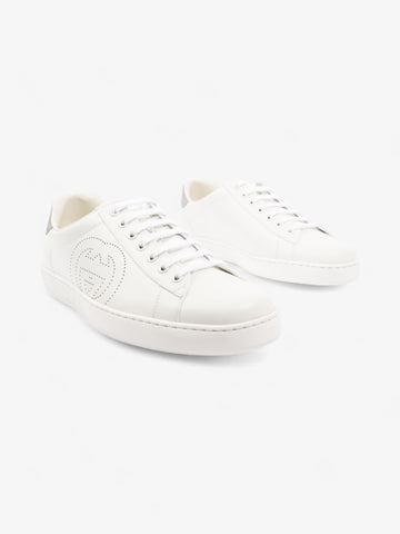 Gucci Interlocking G Sneaker White Leather EU 43.5 UK 9.5