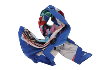 CHANEL CC MULTICOLOR SCARF WITH BOX