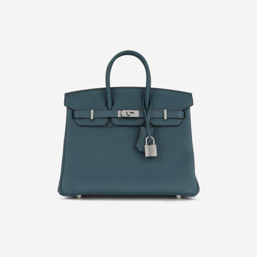 Hermès - Birkin 25 - Bleu De Prusse Togo PHW - 2024 - Brand New