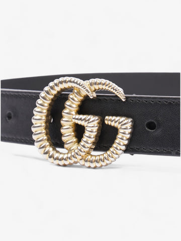 Gucci EC Belt Black Leather 70cm 28"